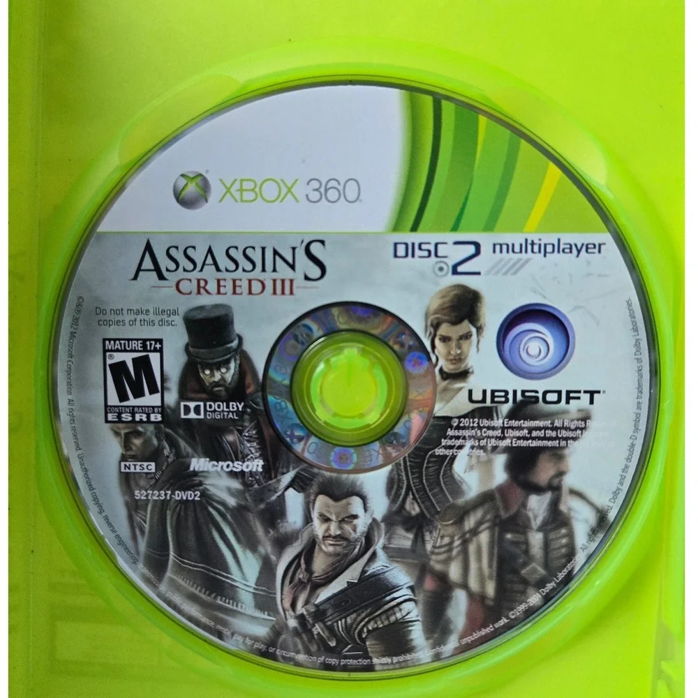 Assassin's‎ Creed III & Revelations Bundle - Xbox 360 - Complete CIB 2 Games